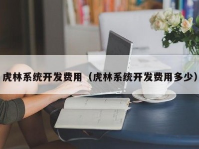 虎林系统开发费用（虎林系统开发费用多少）