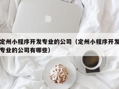 定州小程序开发专业的公司（定州小程序开发专业的公司有哪些）