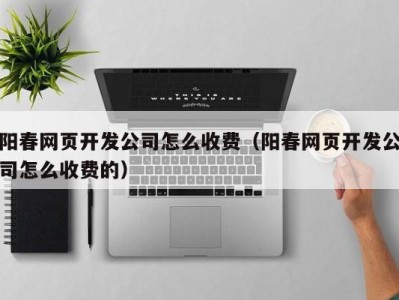 阳春网页开发公司怎么收费（阳春网页开发公司怎么收费的）