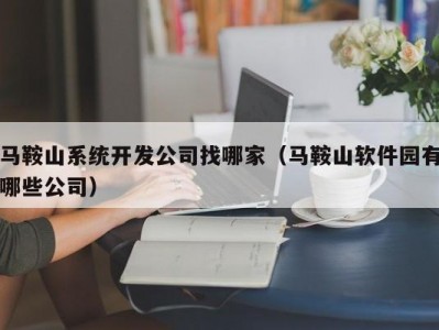 马鞍山系统开发公司找哪家（马鞍山软件园有哪些公司）