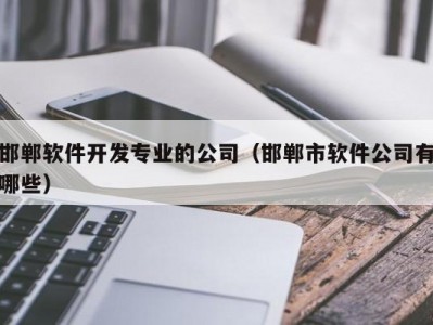 邯郸软件开发专业的公司（邯郸市软件公司有哪些）