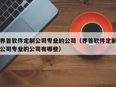 界首软件定制公司专业的公司（界首软件定制公司专业的公司有哪些）